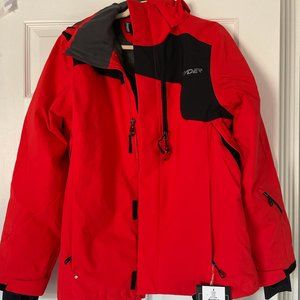 Mens Spyder Banish Jacket Red NWT